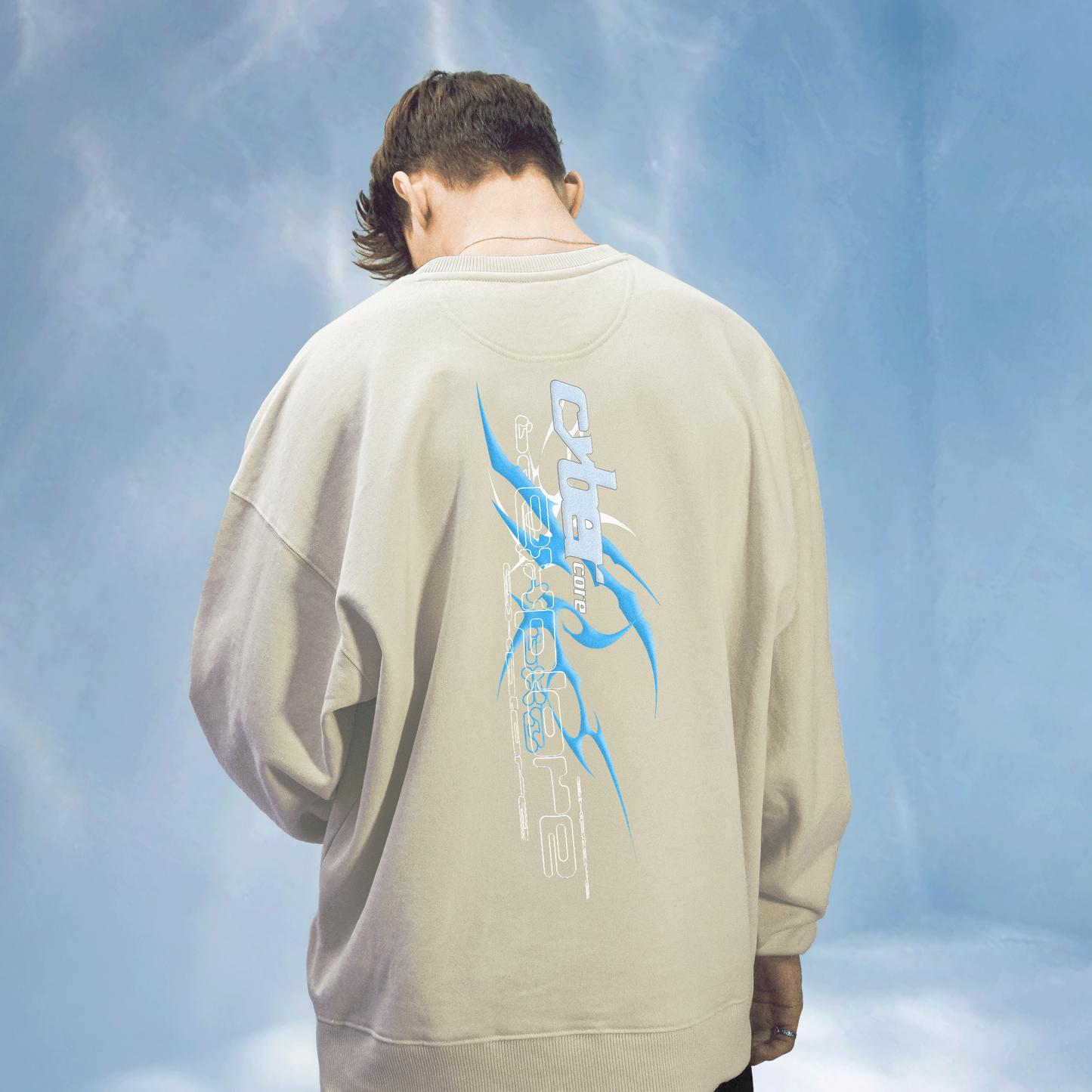 Cyber Core Sweater Beige