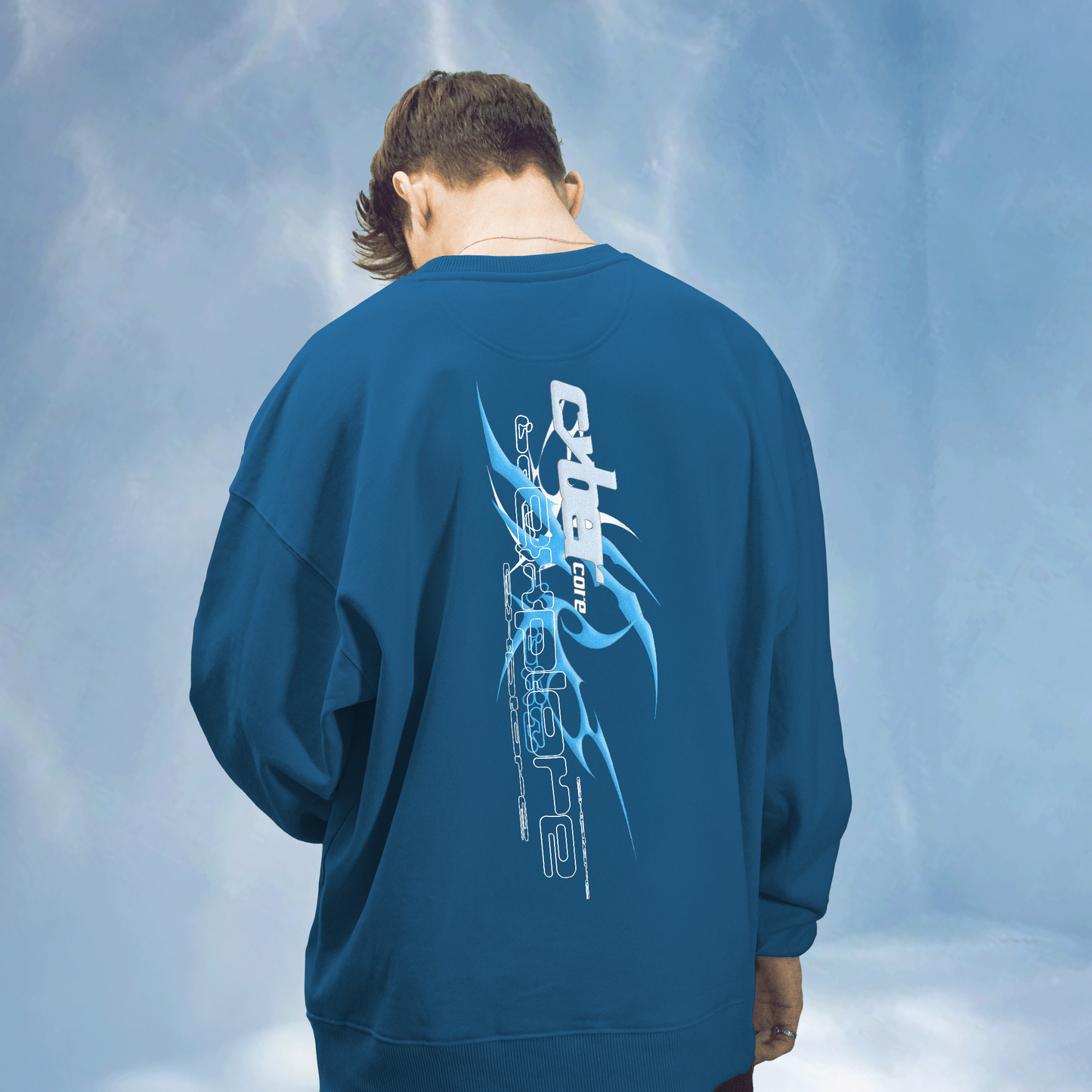 Cyber Core Sweater Dark Blue