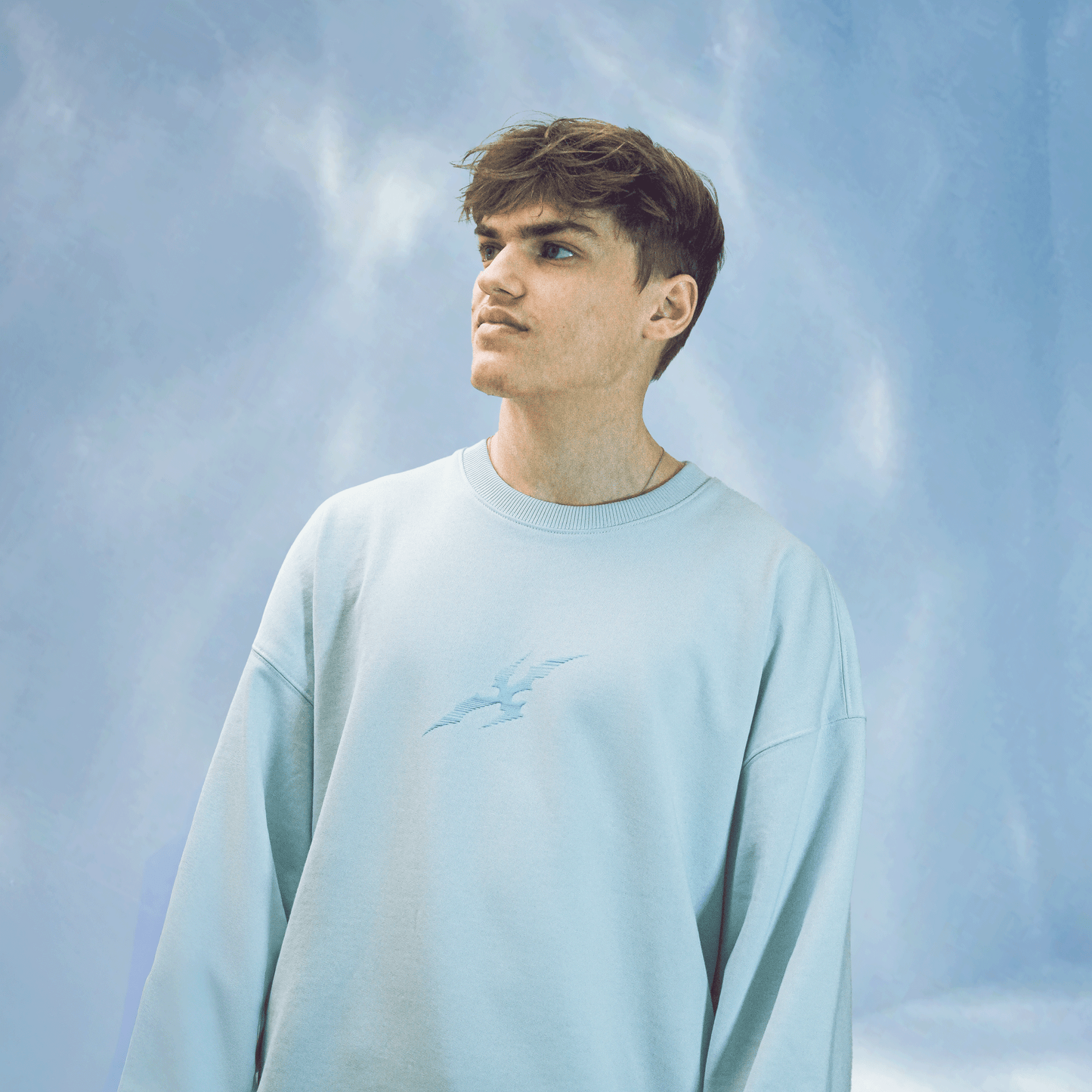 Cyber Core Sweater Ice Blue