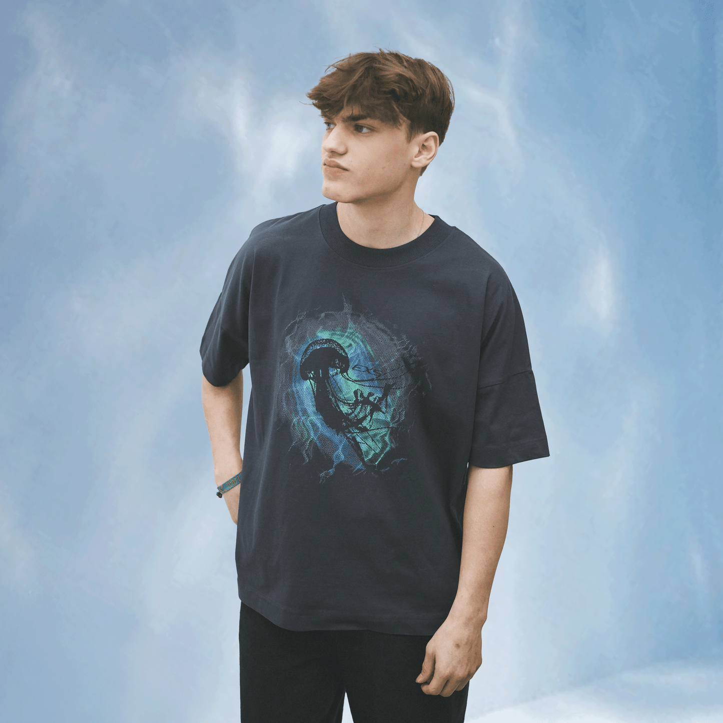 Jellyfish Halo T Navy