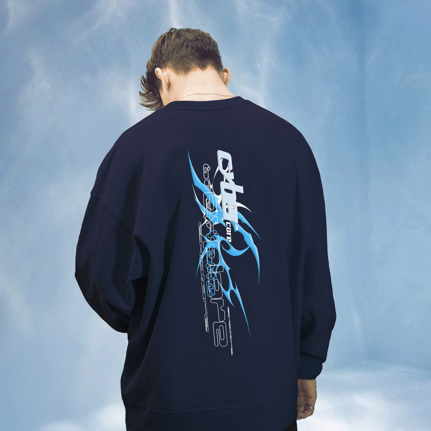 Cyber Core Sweater Navy