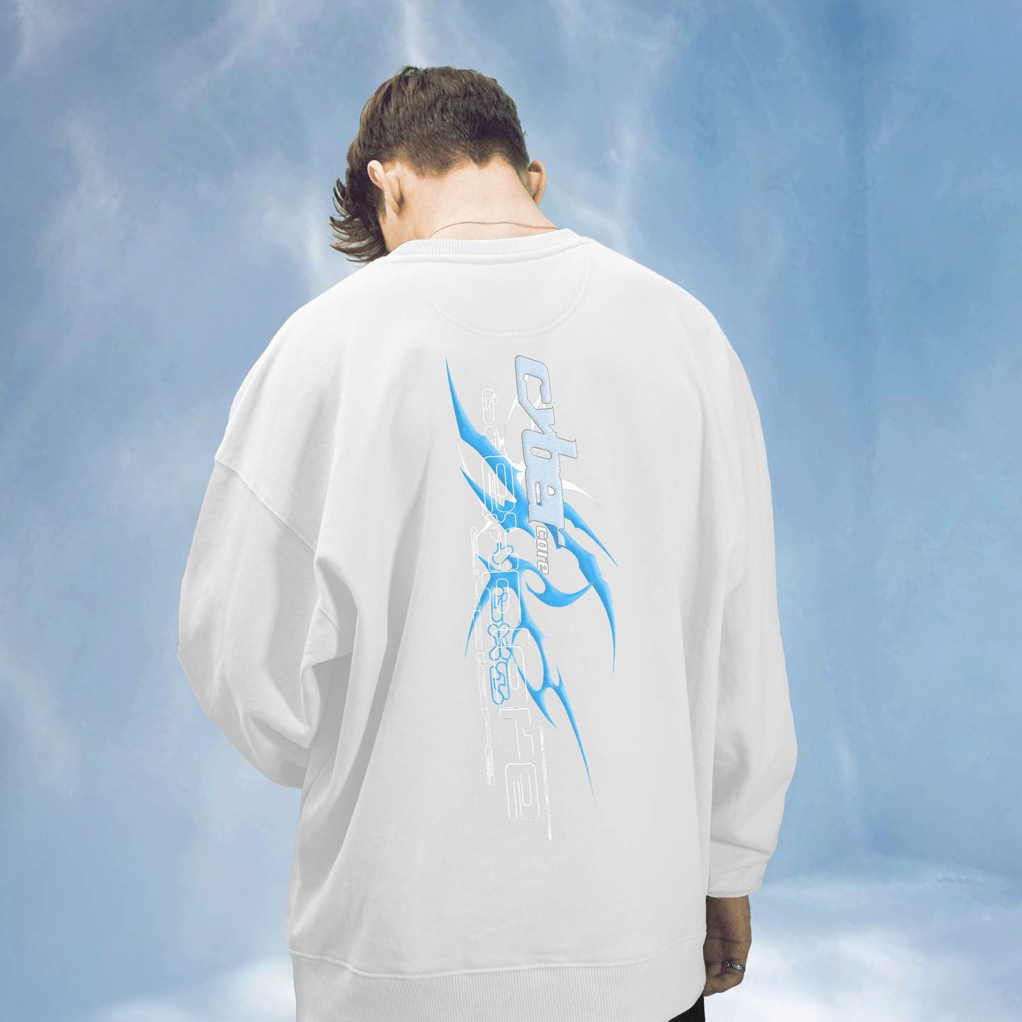 Cyber Core Sweater White