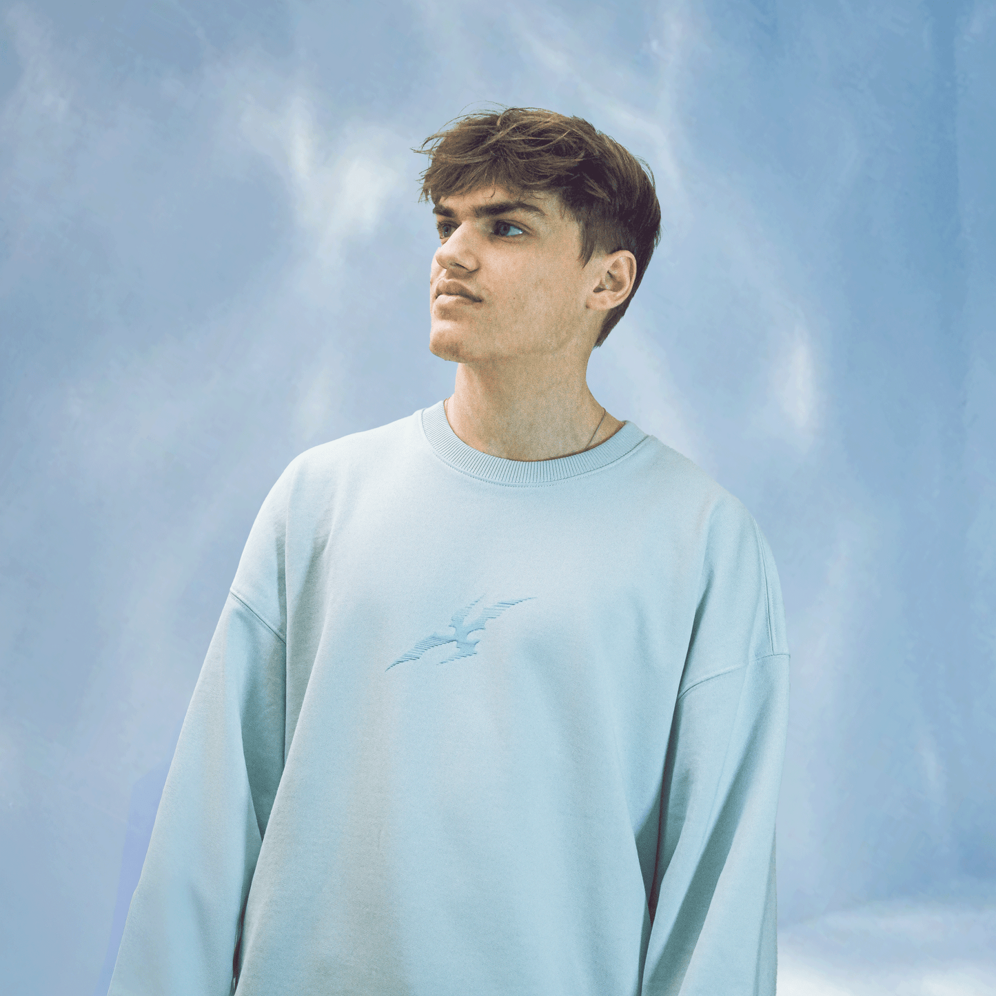 Cyber Core Sweater Ice Blue